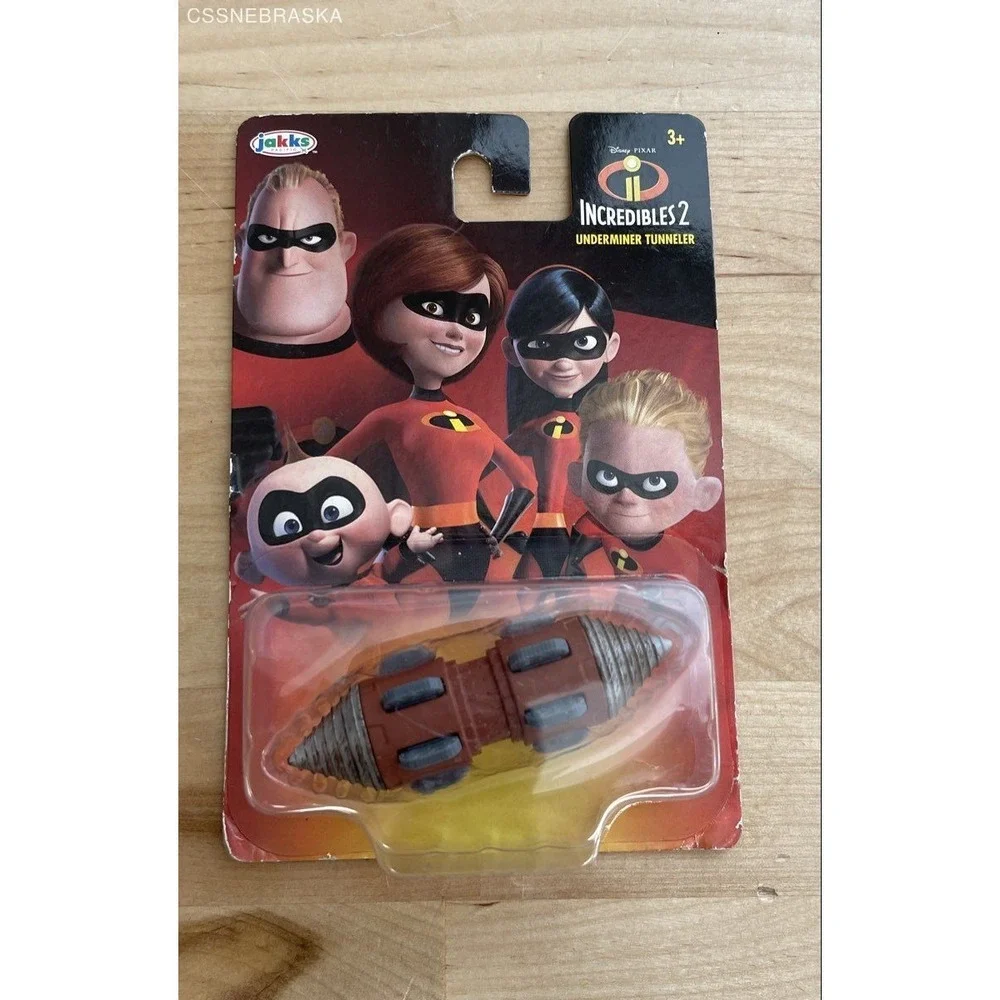 Jakks Pacific Incredibles 2 Underminer Tunneler Die-Cast Vehicle 2018 New Sealed